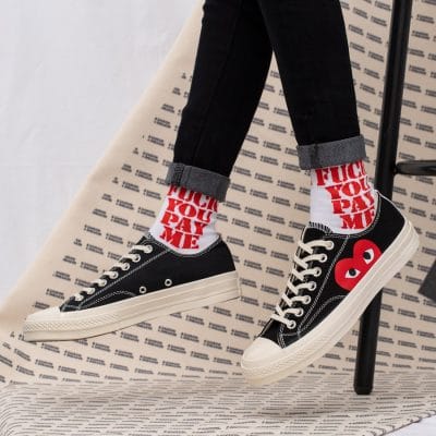 Converse Chuck Taylor All-Star 70s Ox Comme des Garcons PLAY Black (1970s CDG)