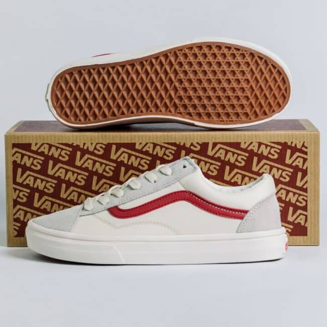 Vans Style 36 Marshmallow Racing Red 2