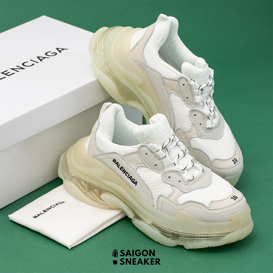 Giày Balenciaga triple S trắng đế air hàng replica  hàng có sẵngiá tốt
